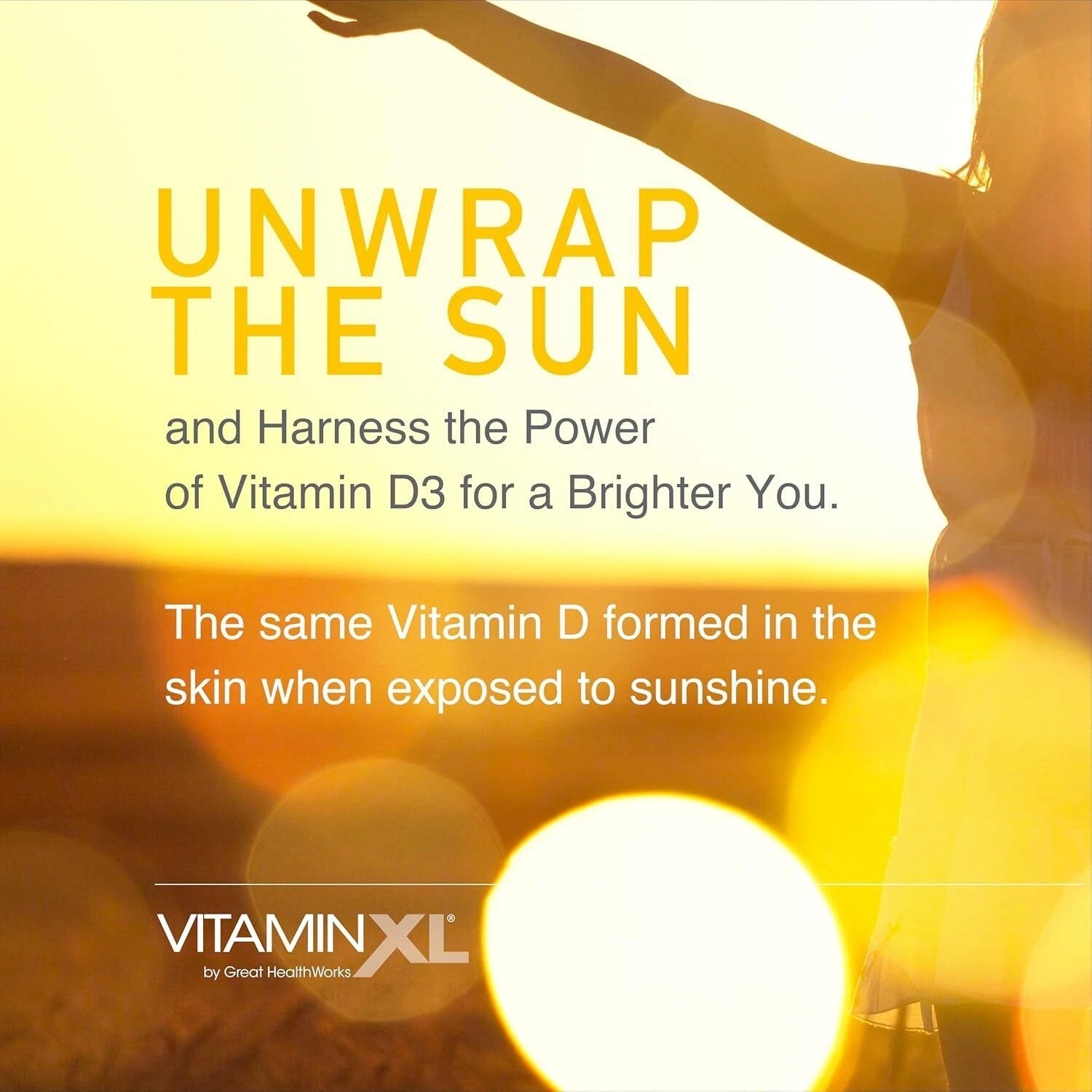 OmegaXL VitaminXL D3 High Potency Daily Vitamin D 5000 IU 125mcg Immune Support