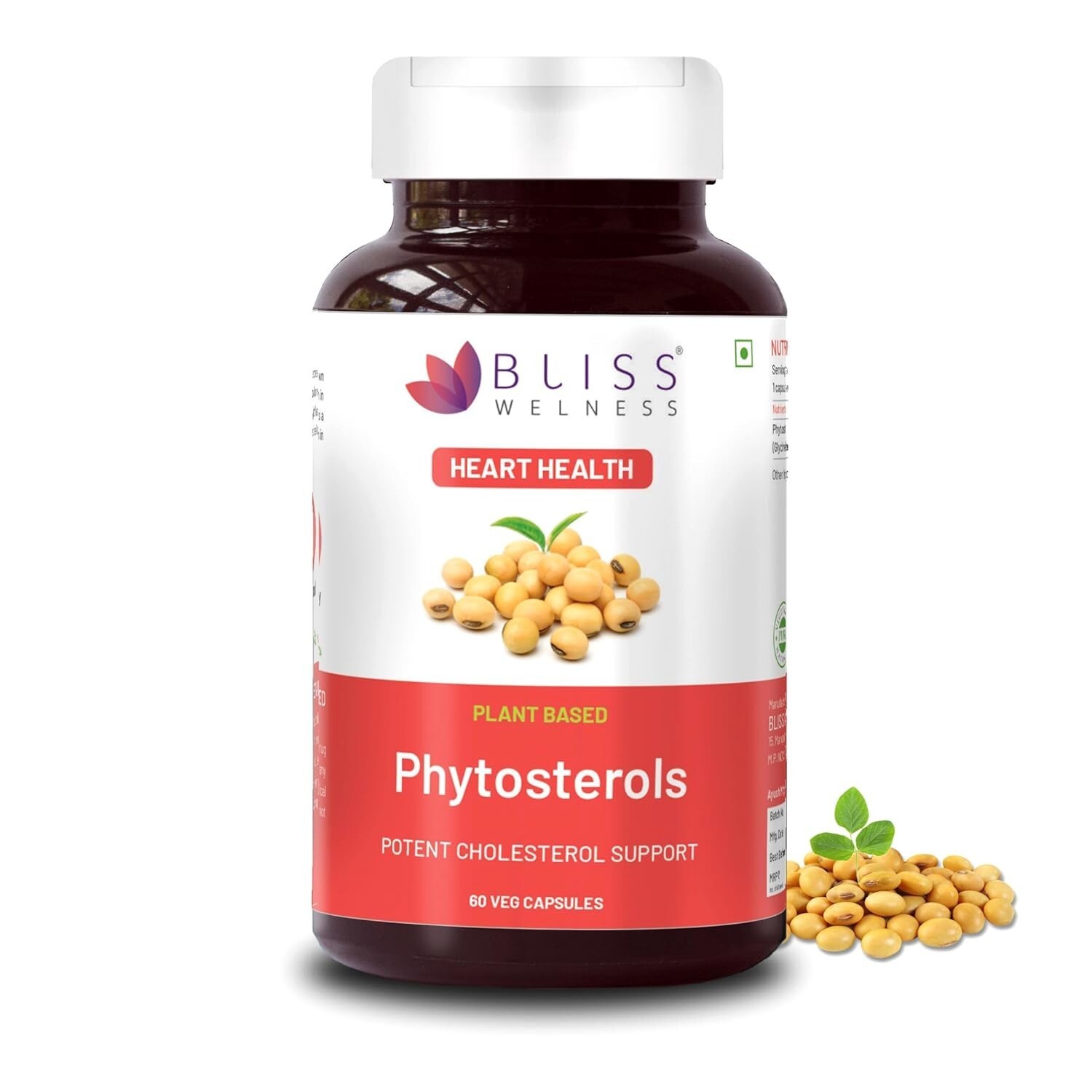 Bliss Welness Cholesterol Management Heart Health Immunity Pure Phytostero 60cap