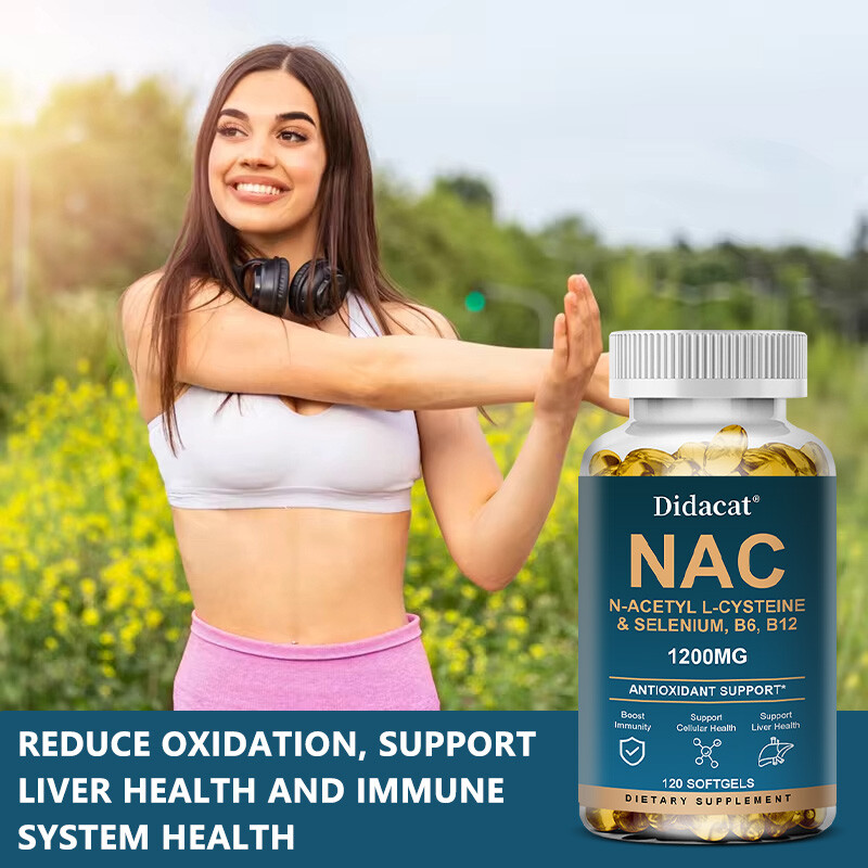 N-Acetyl-L-Cysteine (NAC) 1,200mg capsules Support Liver Health