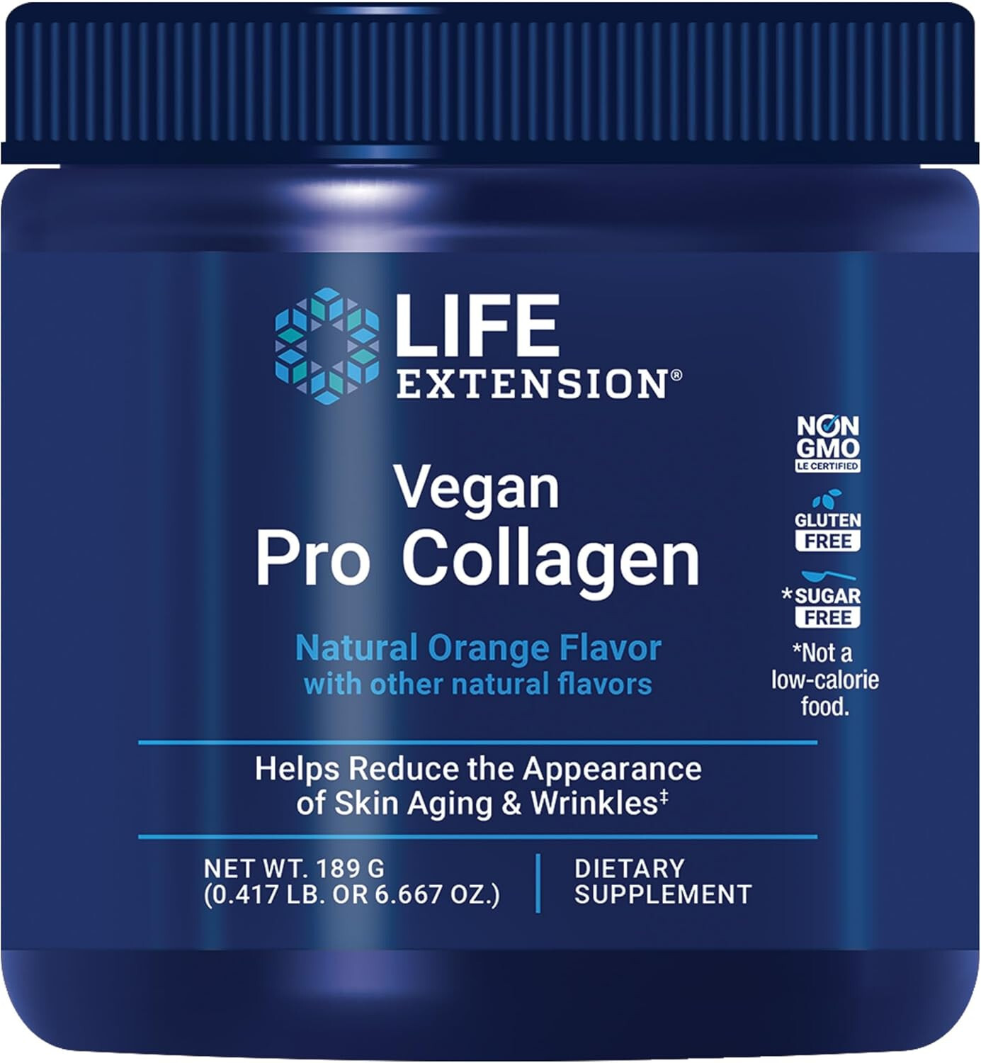 Life Extension Vegan Pro Collagen gluten-free, non-GMO,vegan, (EXP.07/2026)