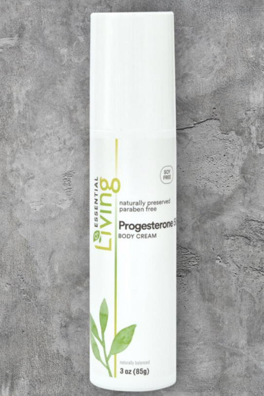 02 Living Progesterone 50 Body Cream For Women 3oz/85g Soy Free Paraben Free