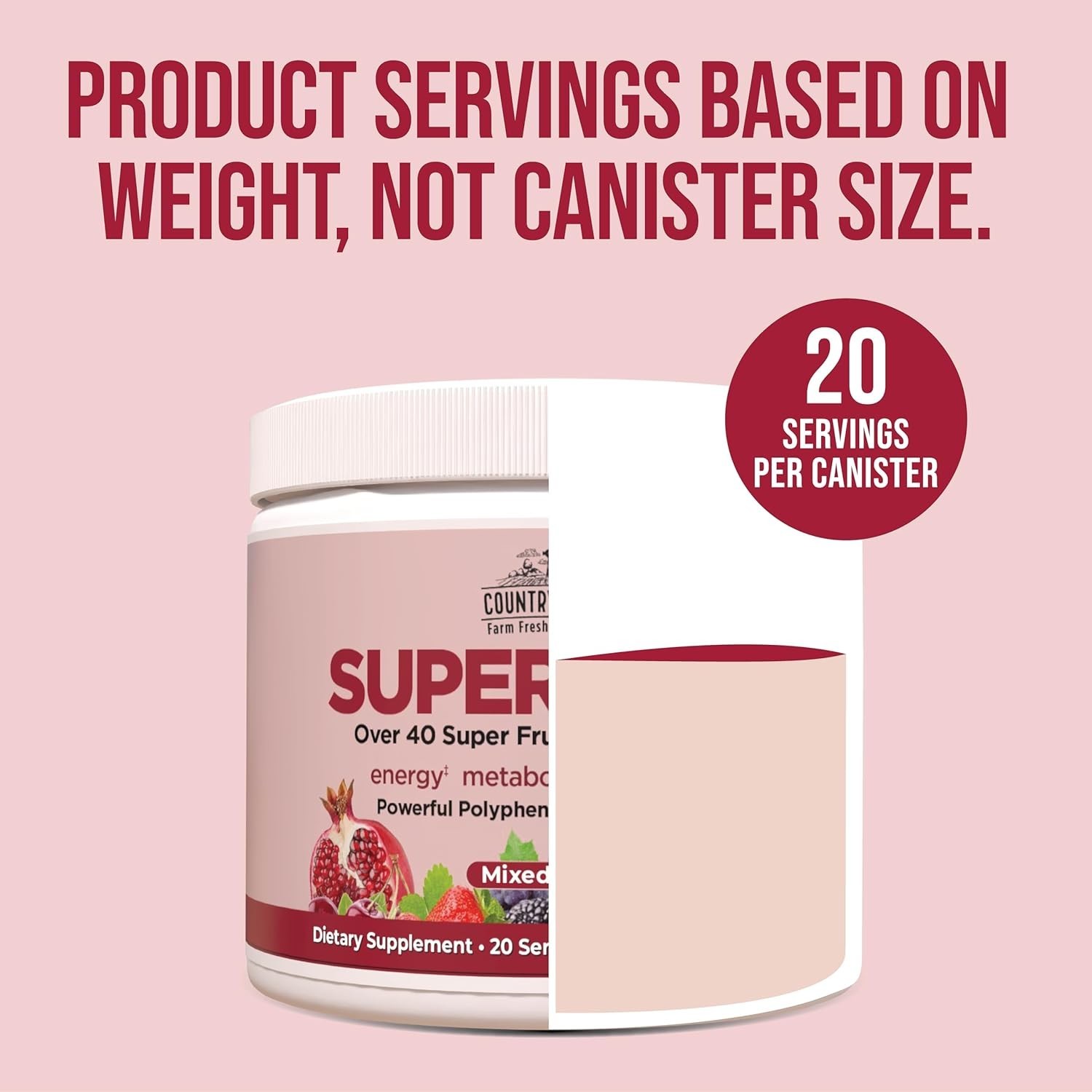 Super Reds,Energizing Polyphenol Superfood,48 Super Fruits and Berries,Powerf…