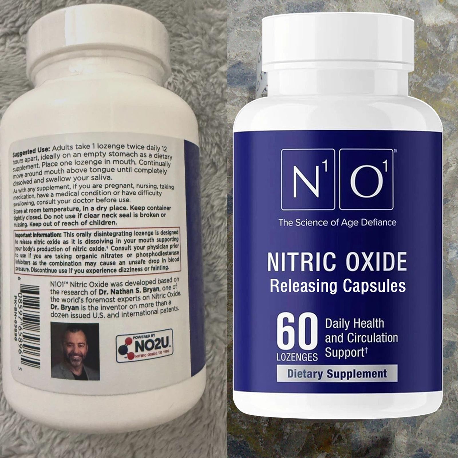 N1O1 Nitric Oxide Lozenges – 60 Count Supplement for Heart Health, Circulation
