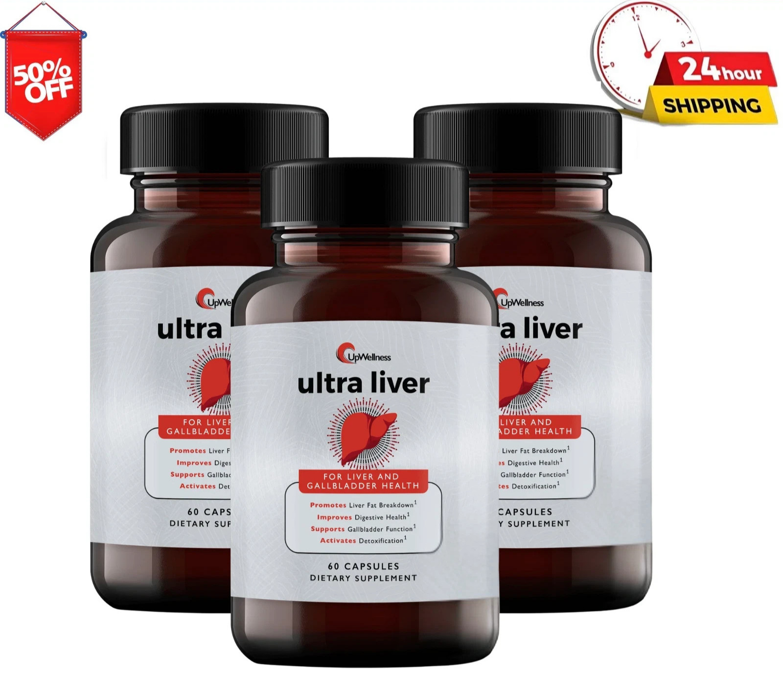 Ultra UpWellness Liver Supplement suitable for Liver Health and Gallbladder Supp