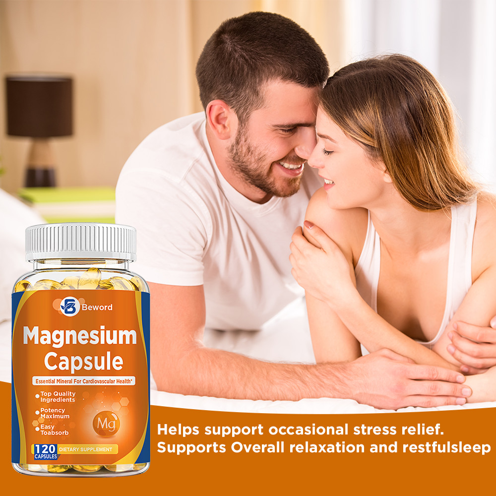 Magnesium Glycinate 500mg 240 Pills Sleep Support, Stress Relief & Bone Care