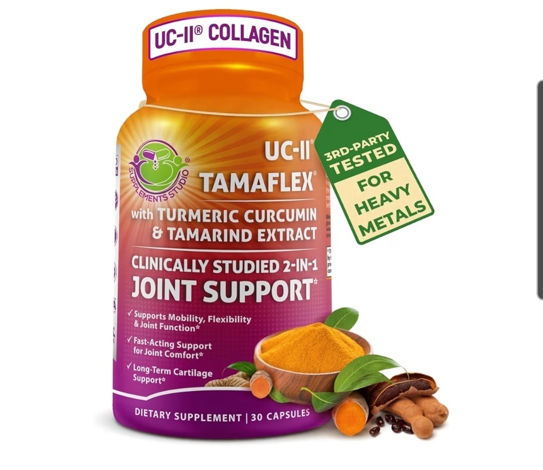 Joint Support Supplement with UC-II® & TamaFlex® – Collagen, Turmeric & Tamarind