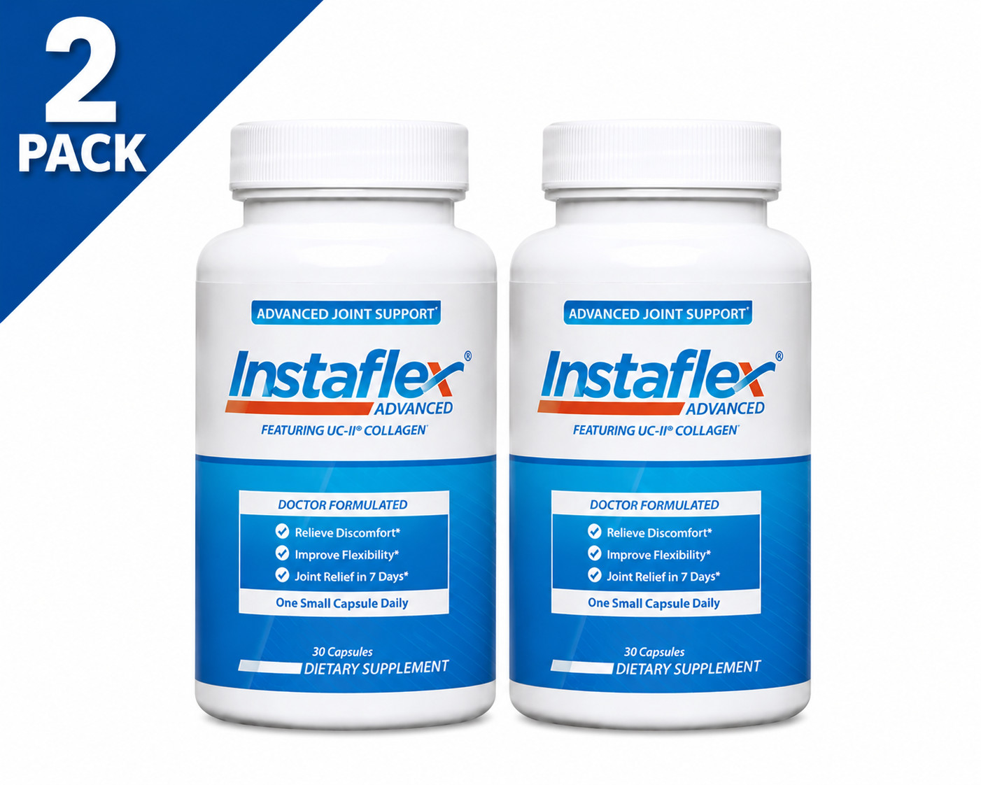 Pack of 2 Instaflex Advanced Joint Support Doctor Formulated 60 Capsules