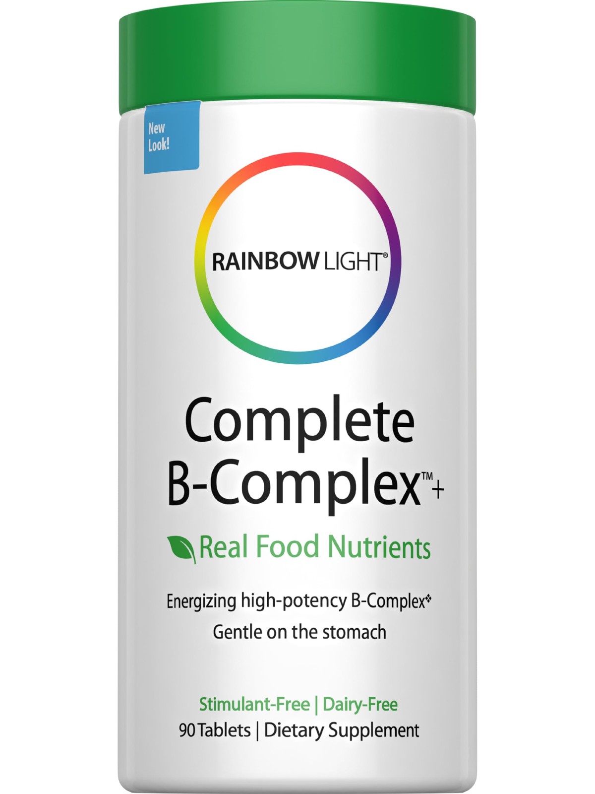Rainbow Light – Complete B-Complex, 90 Count, 90 Count (Pack of 1), No Color