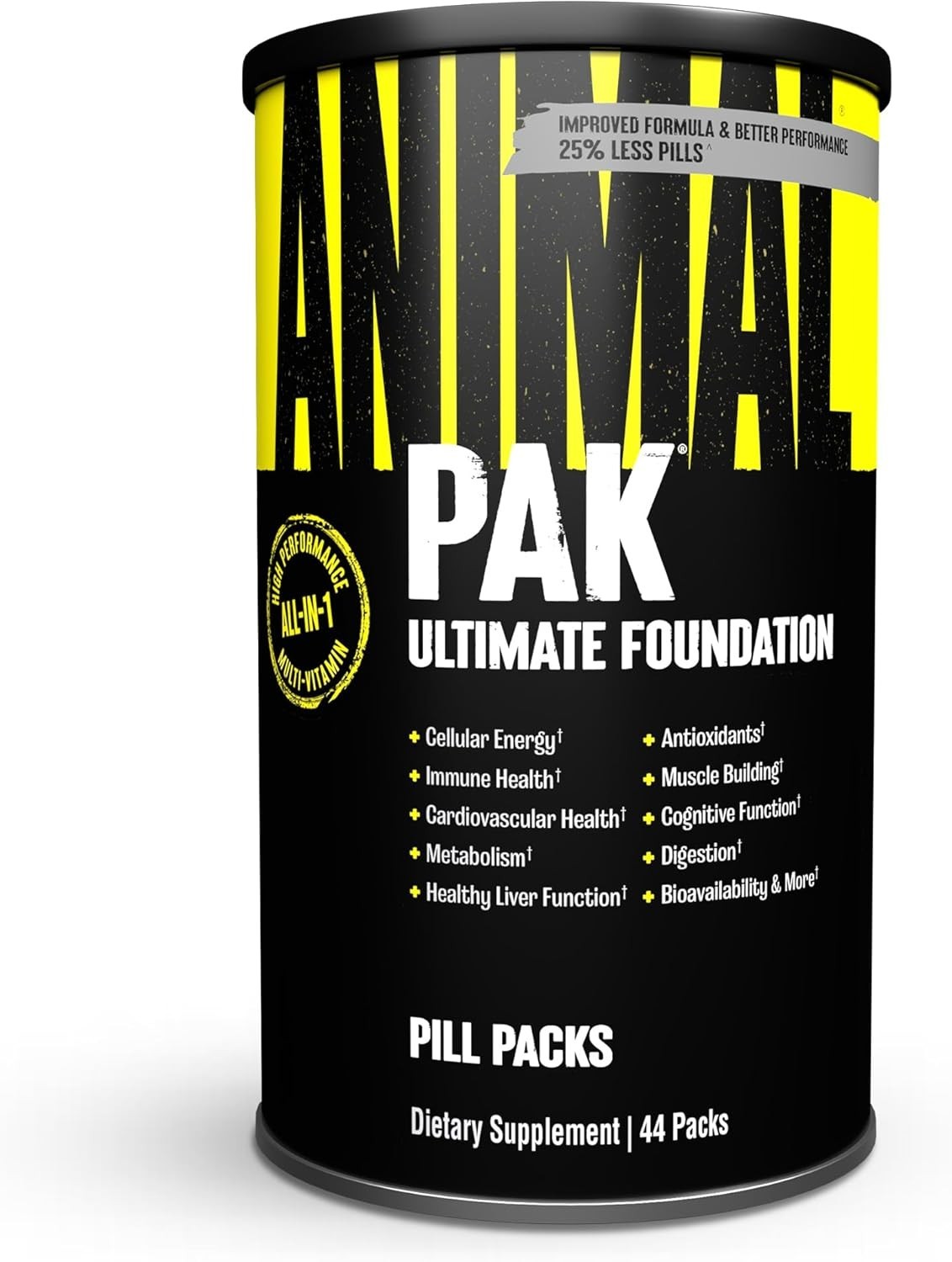 Animal Pak – Convenient Multivitamin for Men & Women Daily All-in-One Vitamin &A