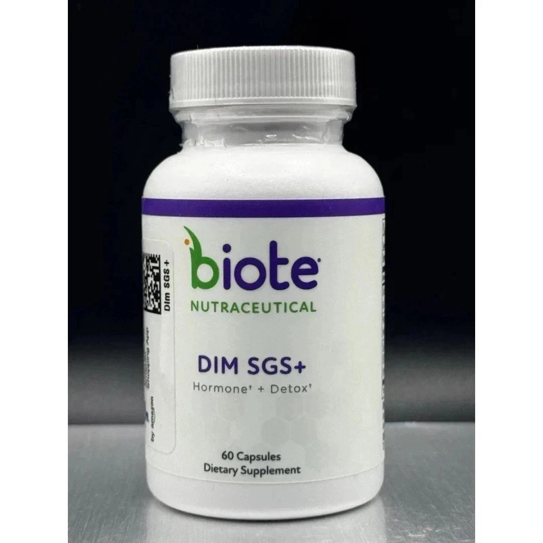 Biote Nutraceutical DIM SGS+ Hormone + Detox Dietary Supplement 60 Capsules