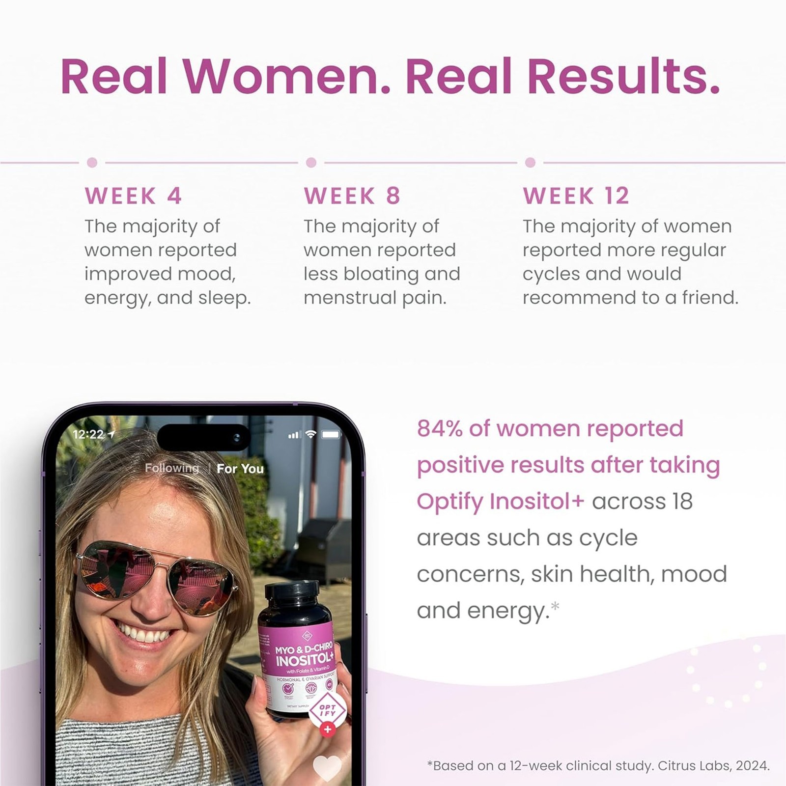 Optify D-Chiro & D3, Inositol – Vitamins Myo Folate – Hormone