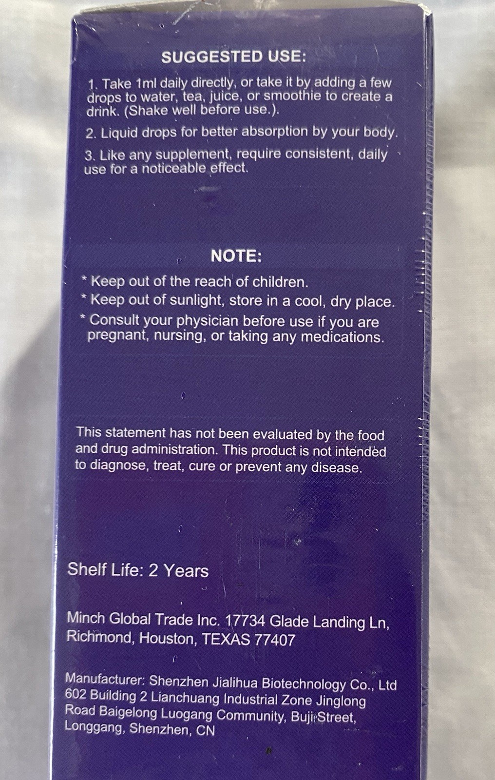 Beworths Elderberry Liquid Drops Immune Boost 2 Oz Vegan Gluten/GMO Free Ex 1/27