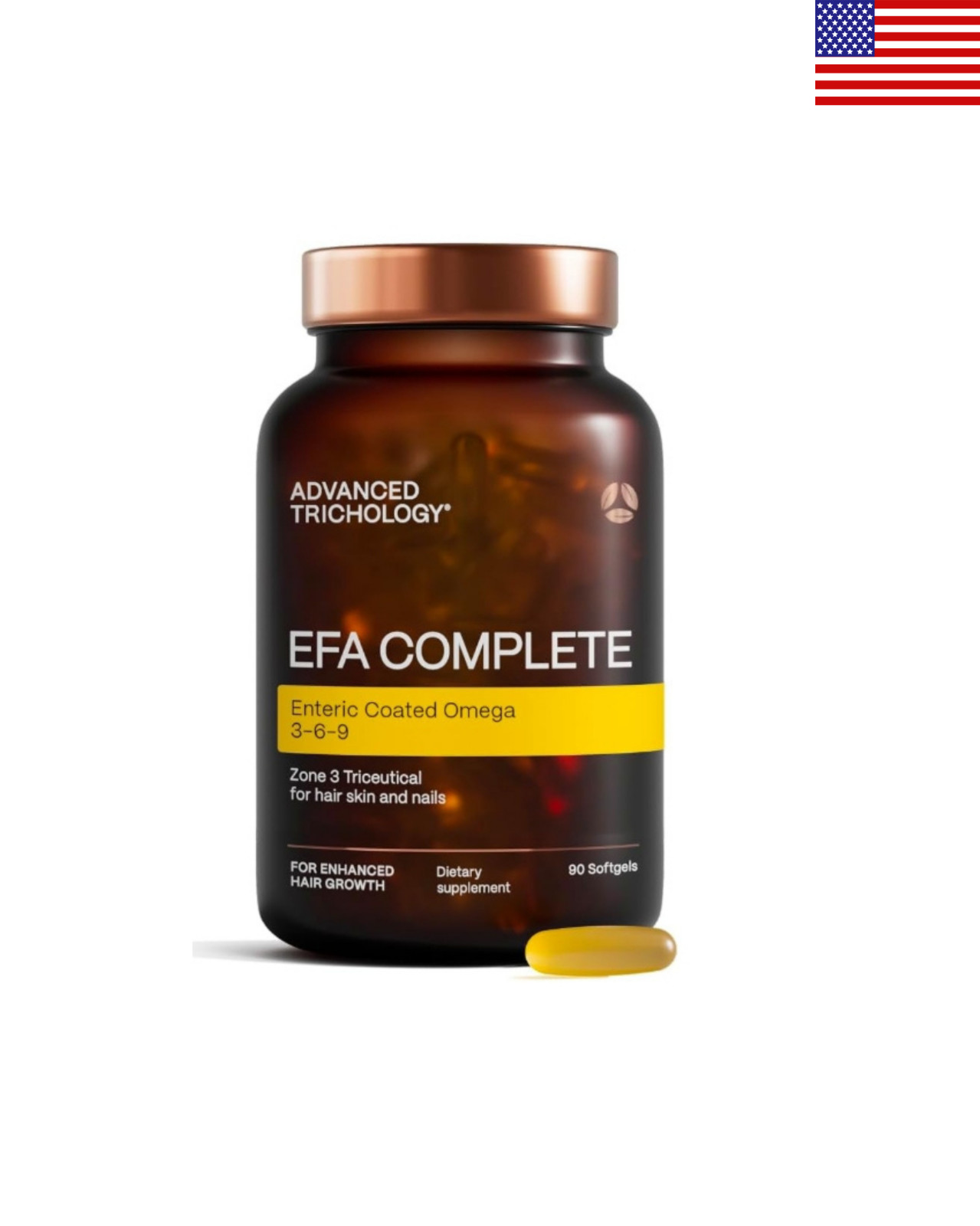 EFA Complete with Optimal Omega 3 6 9 Levels of Potency Flax Oil, Fish Oil, B…