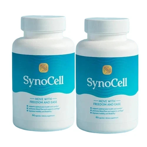 2-Pack Synocell Capsules – Back Neck and Joint Support Complex – 120 Caps