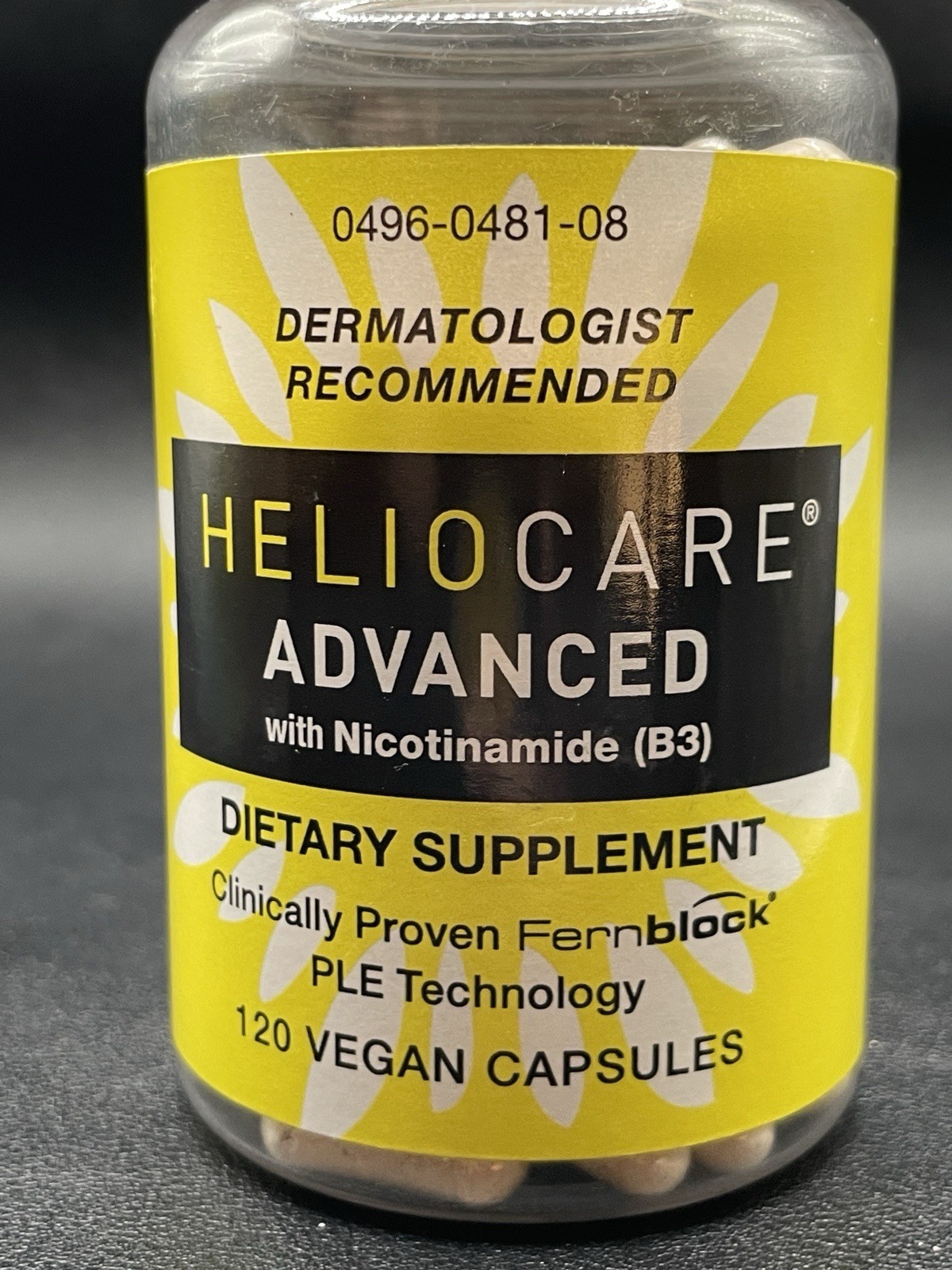 Heliocare Advanced Niacin B3 120 Capsules 240mg Fernblock Exp 9/2027 Supplement