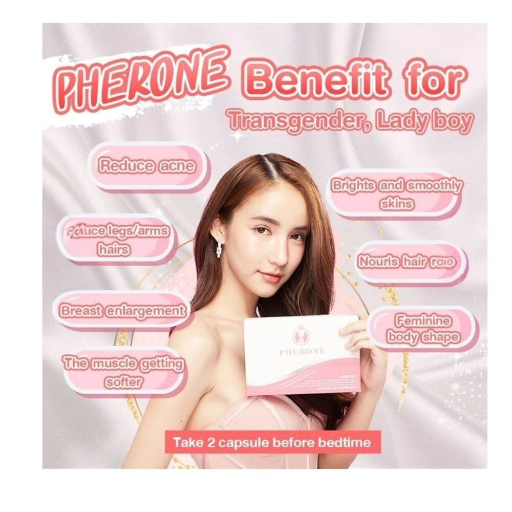 PHERONE PLUS 30 capsules skin supplement anti-aging Reduce Acne Clear skin aura