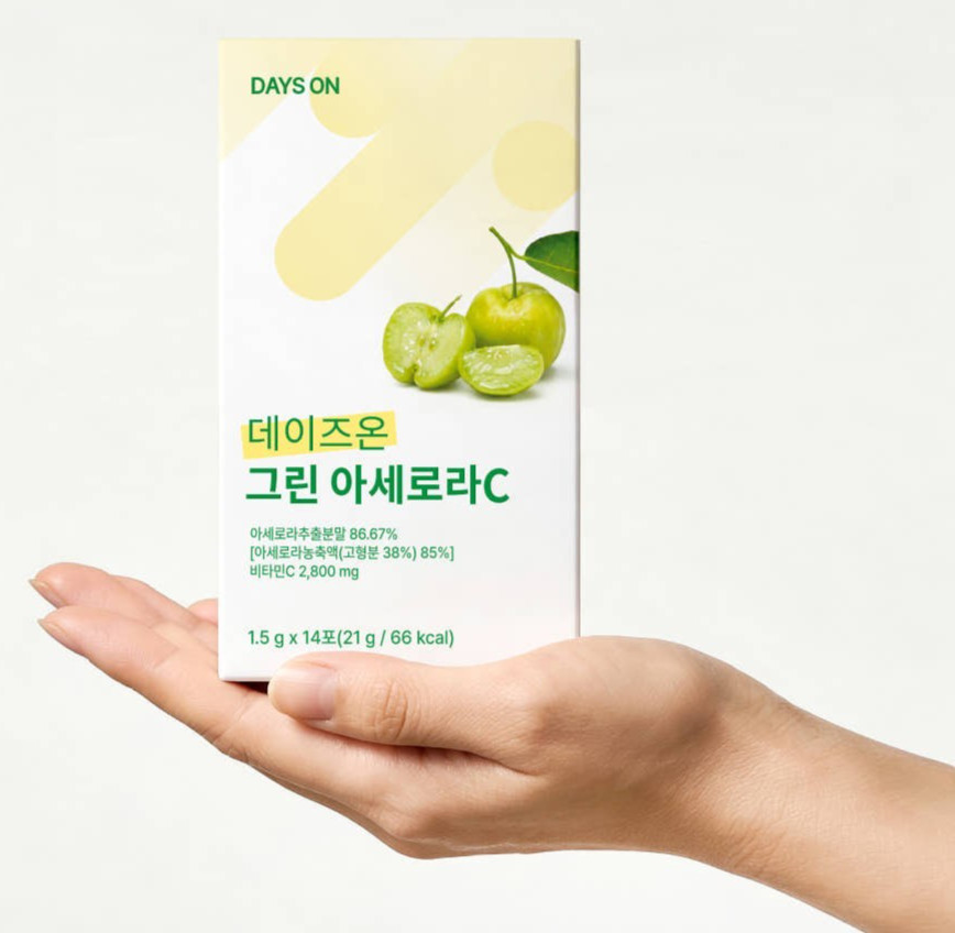 Days On Green Acerola C Vitamin C 200mg – 14 Sticks x 3 Boxes (42 Total)