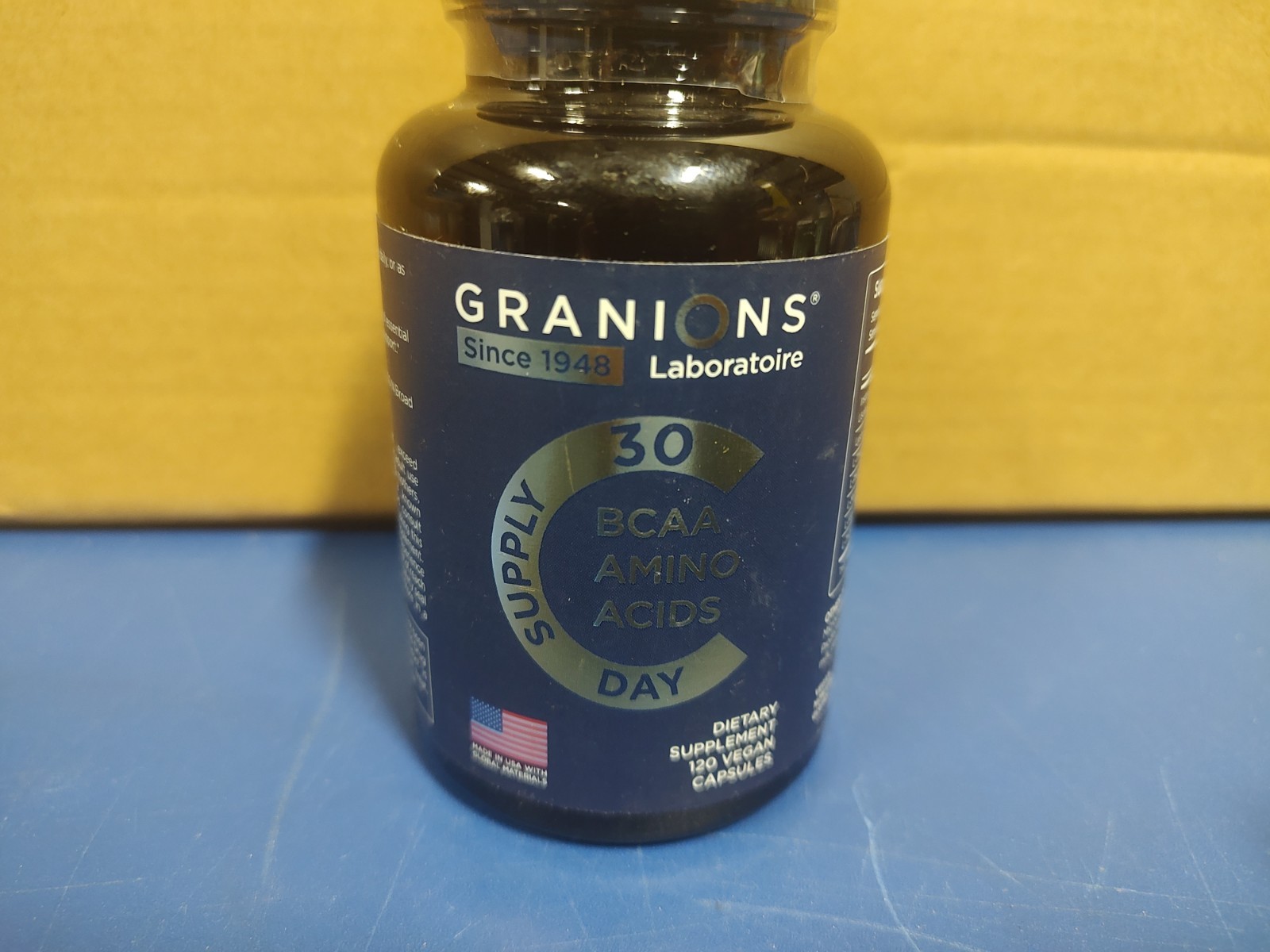 Essential Amino Acids Supplement for Men Women All 9 BCAAs EAA 120 Cap Exp 07/26