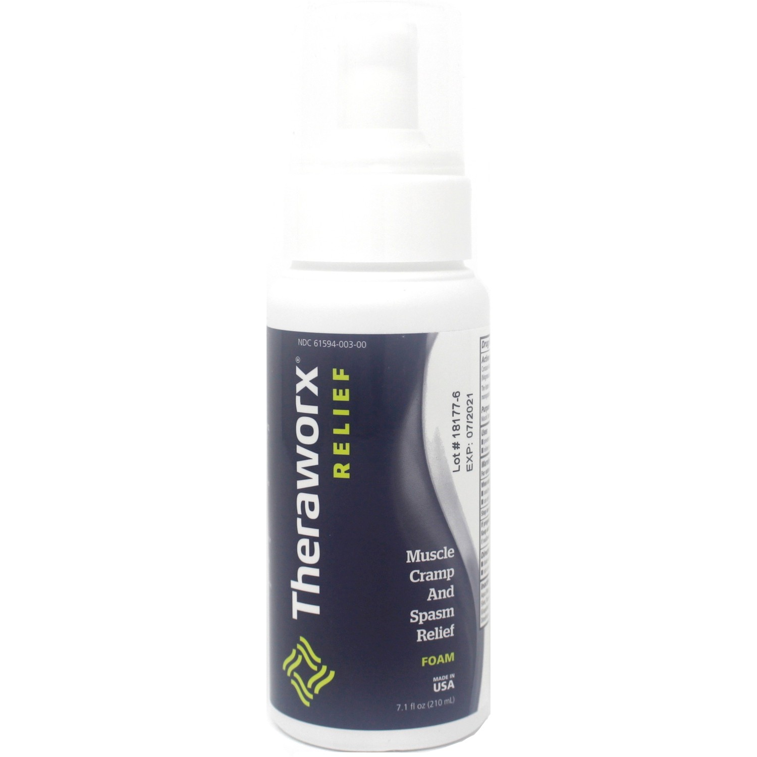 6 Packs Theraworx Relief Fast-Acting Foam Leg Foot Cramps and Muscle 7.1oz Each