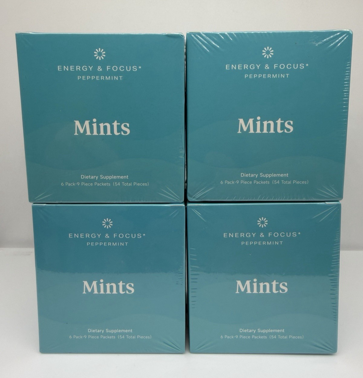 4 Pack Neuro Mints Energy and Focus 54 Pieces Each – Peppermint- Exp 3/2027