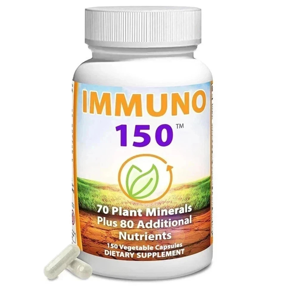 3 Pack Immuno 150, Immune Support Supplement, Packed with 70 Plant Minerals–