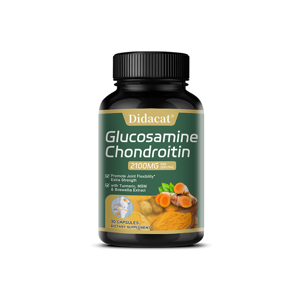 Glucosamine Chondroitin Turmeric MSM Triple Strength 2100mg Joint Support