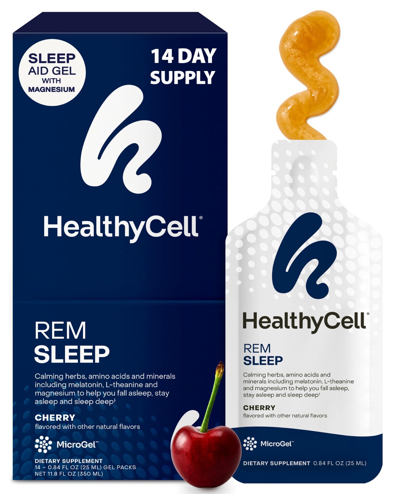 Healthycell REM Sleep Liquid Gel Extra Strength Sleep Supplement for Adults …