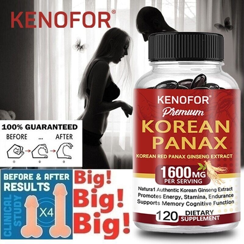 Ginseng Capsules Boosts Energy Immune System Memory Improve Energy 120 Pills US