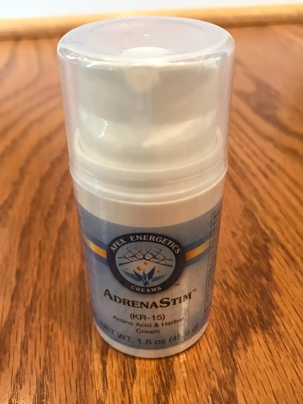 Apex Energetics Adrenastim KR-15 1.6 oz Amino Acid & Herbal Cream