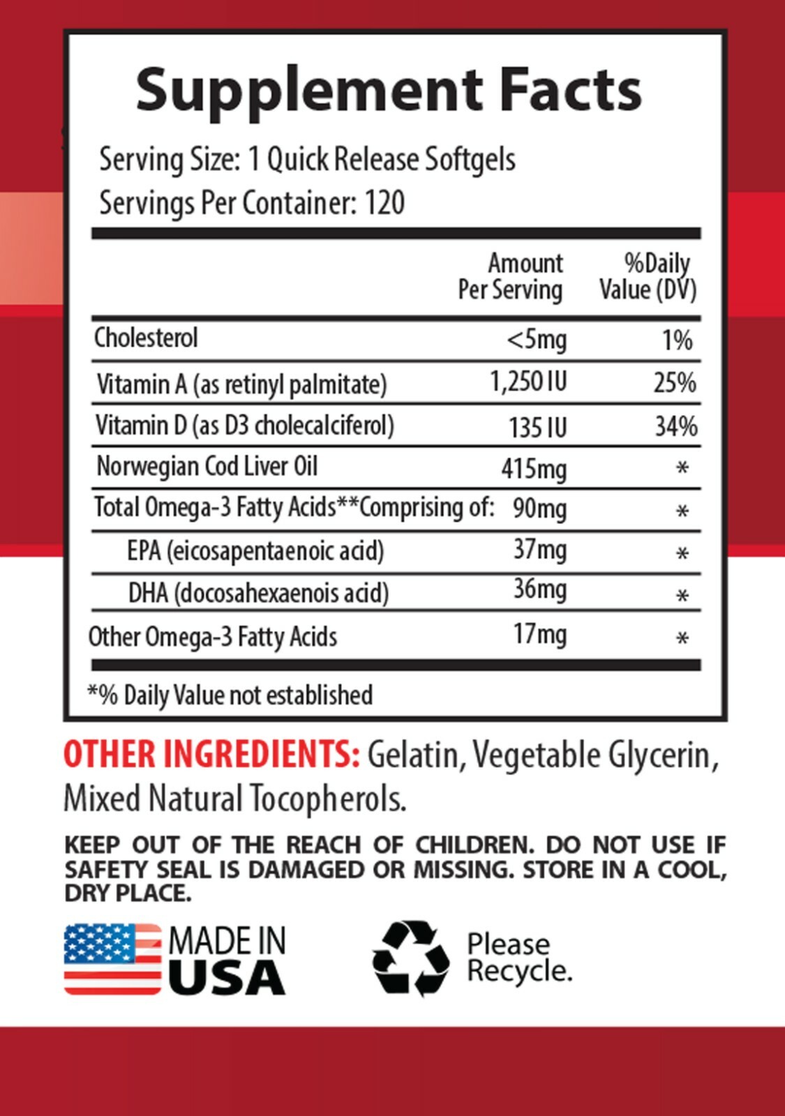 Omega amino acids – NORWEGIAN COD LIVER OIL – 3B – elp lower the risk for health