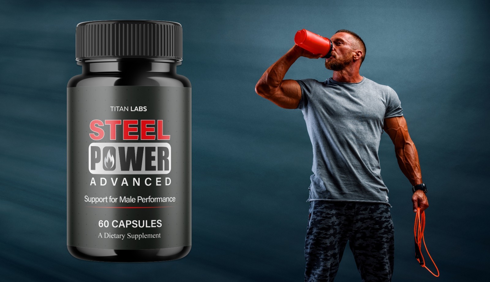 (3 Pack) Steel Power Advanced Male Health Support Supplement SteelPower 180 Caps