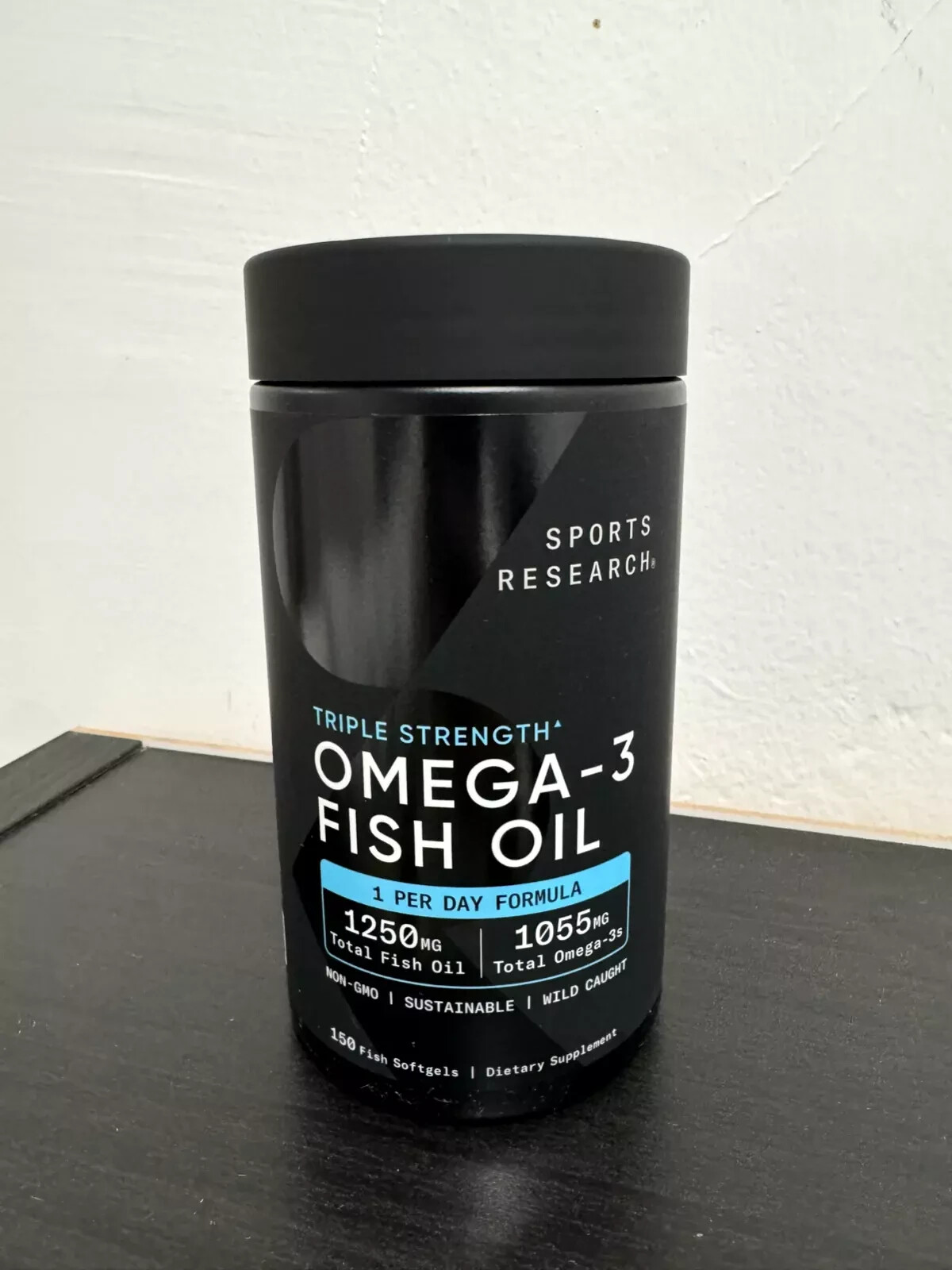 Sports Research Triple Strength Omega-3 Fish Oil 150 Softgels EXP 04/2027