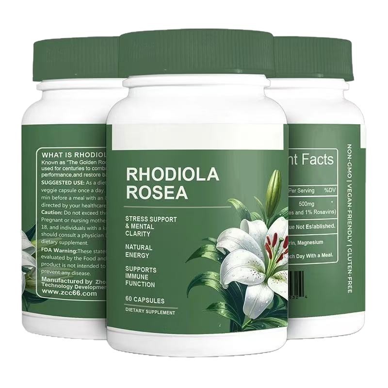 1-PCS Rhodiola Rosea Capsules – Floraviva for Energy, Focus, Mood