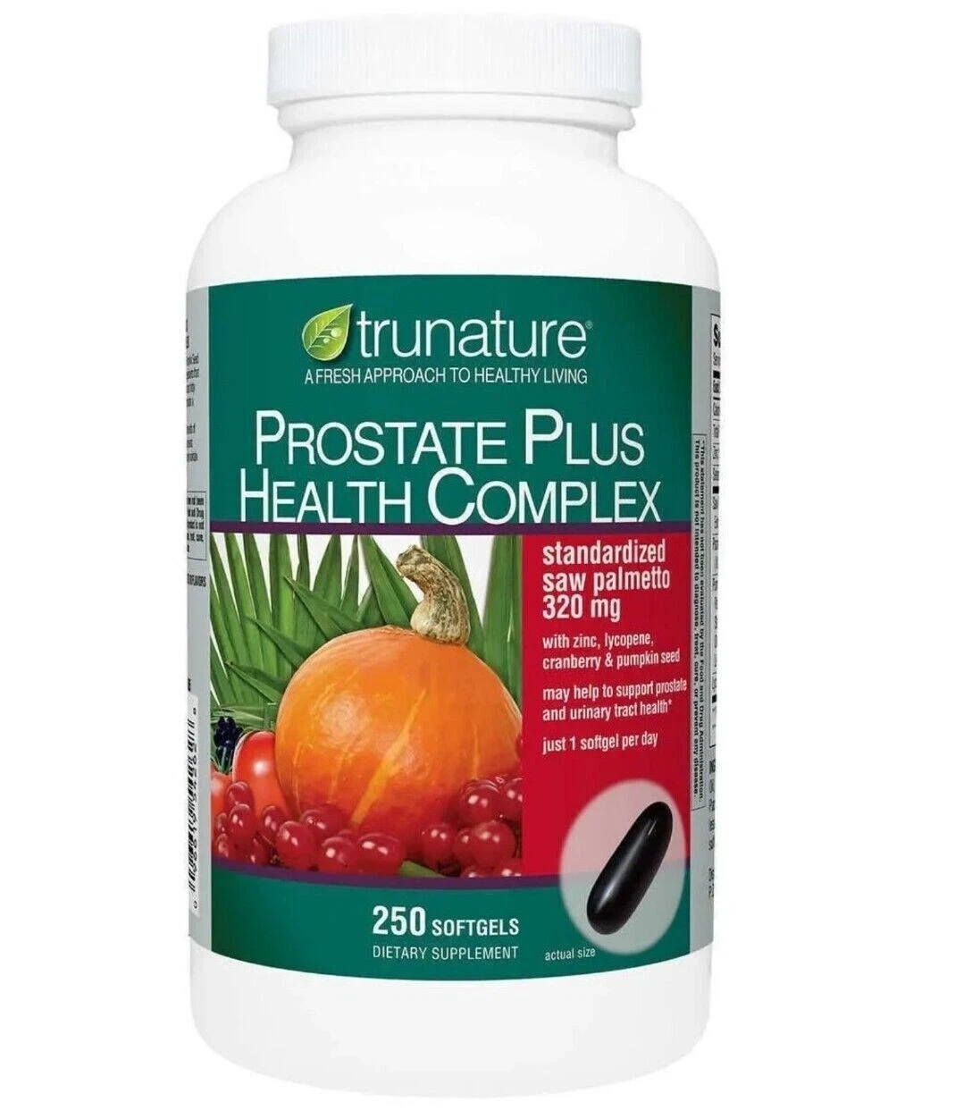 trunature Prostate Plus Health Complex, 250 Softgels