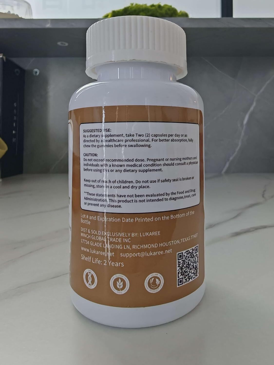 10-in-1 Cortisol Supplements with Magnesium, Ashwagandha, Chamomile, L-Theanine