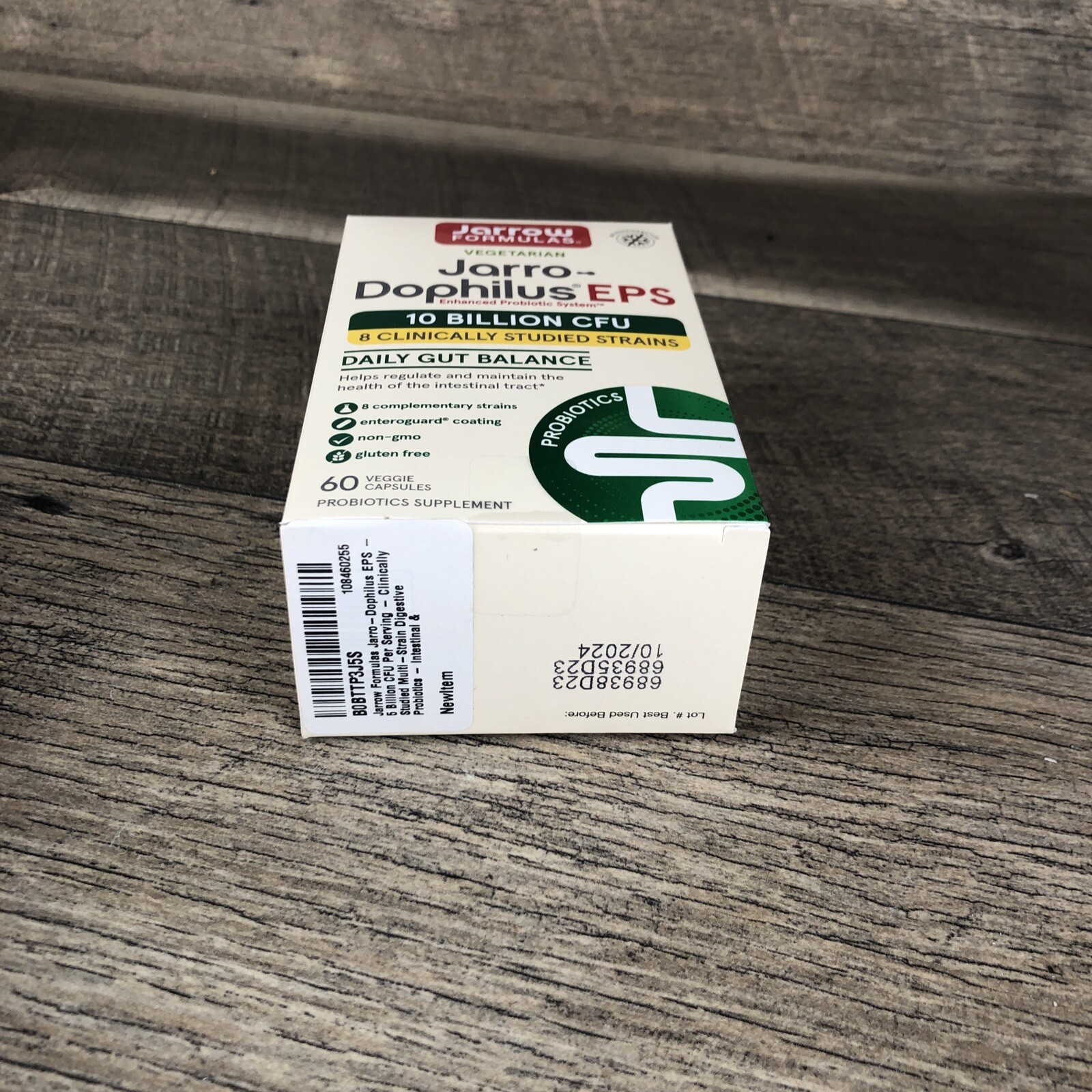 Jarrow Formulas, Inc. Vegetarian Jarro-Dophilus Eps 10 Billion Cfu 60 Veg Caps
