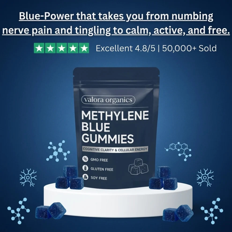 Mtlene Blue Gummies 30 Servings Keep Your Mind Sharp