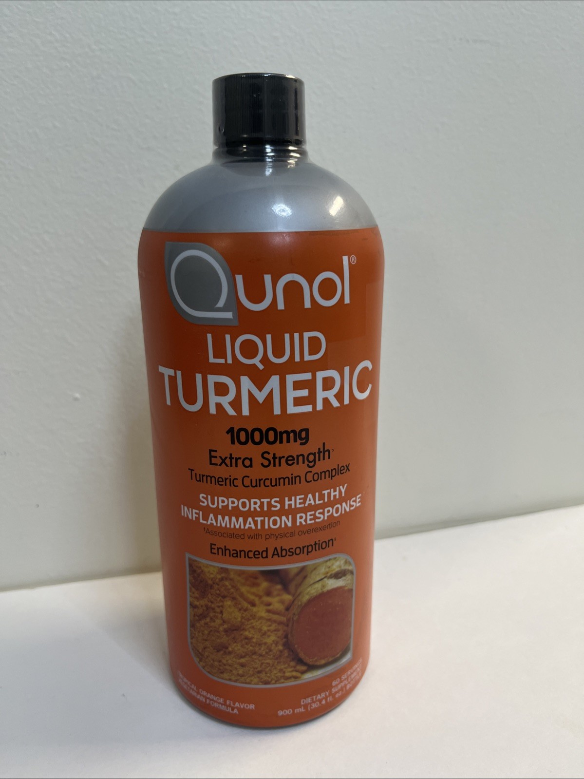 Qunol® Liquid Turmeric Complex 1000mg Extra Strength Tropical Orange 900ml 9/27