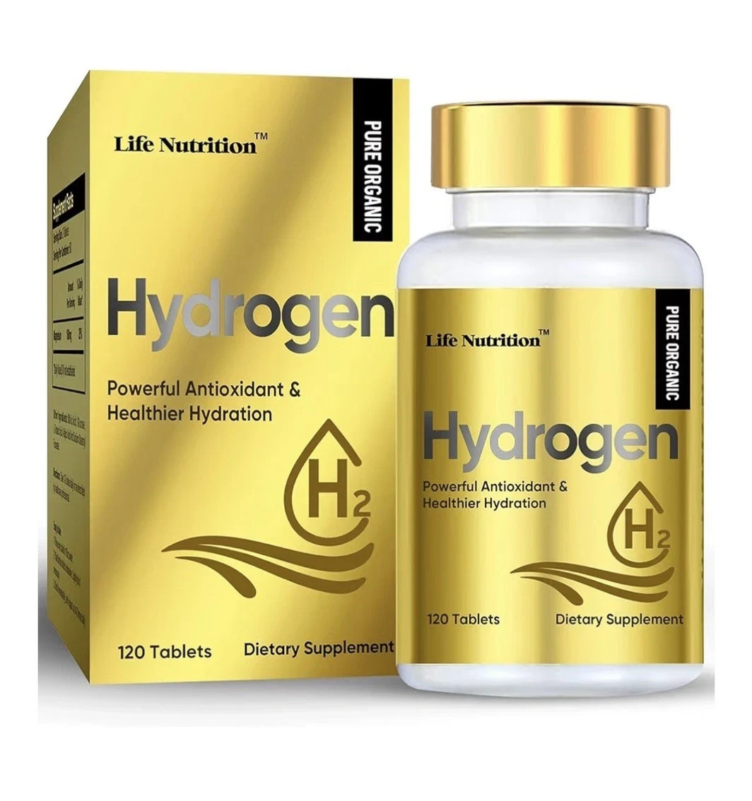Hydrogen Water Tablets, 12 ppm H2 Molecular Hydrogen Supplement with Magnesium