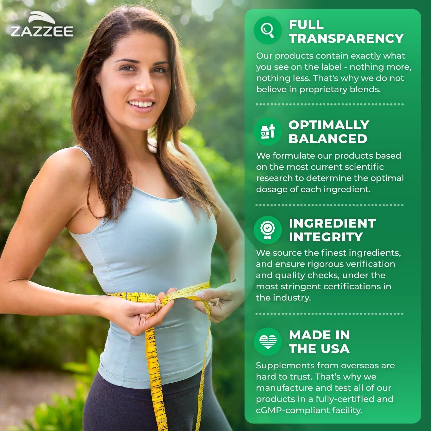 Zazzee USDA Organic Green Tea 20:1 Extract, 6000 mg Strength, 50% EGCG