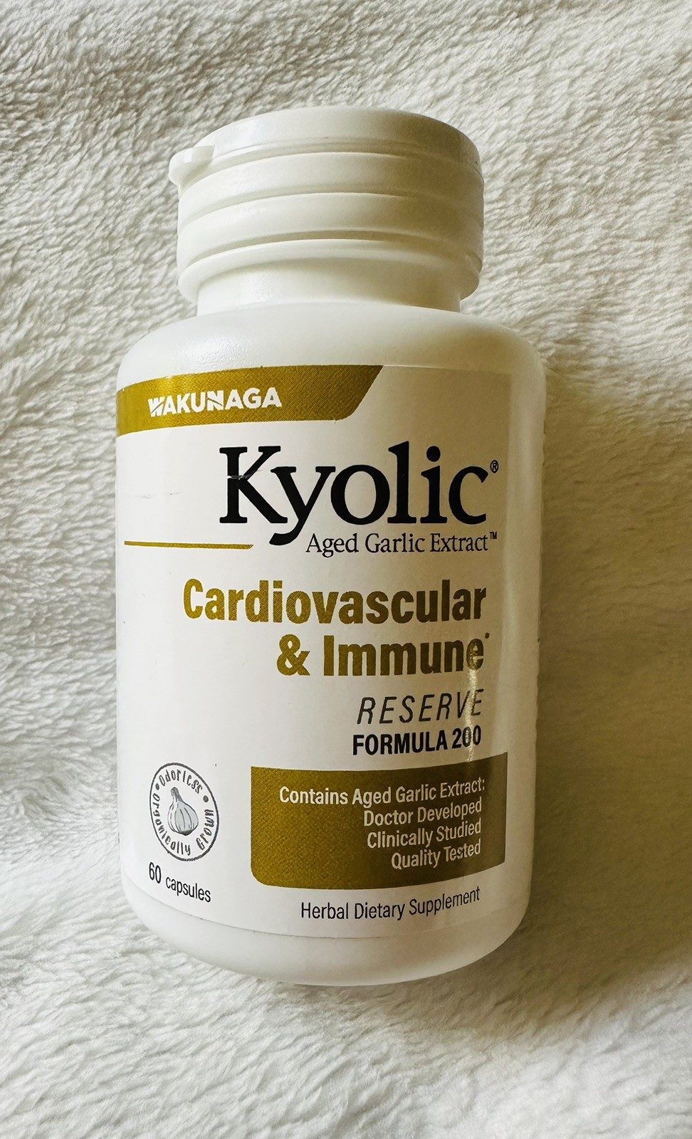 Kyolic Aged Garlic Extract Formula 200 Cardiovascular & Immune 60 Caps 03/2028
