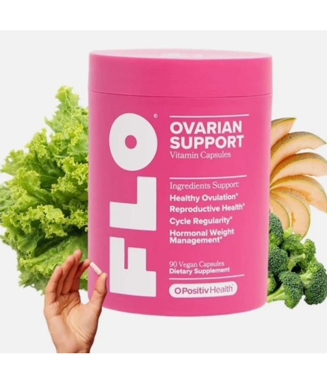 O Positiv FLO Ovarian Support Vitamin-Women’s Ovarian Health and Hormone Balance