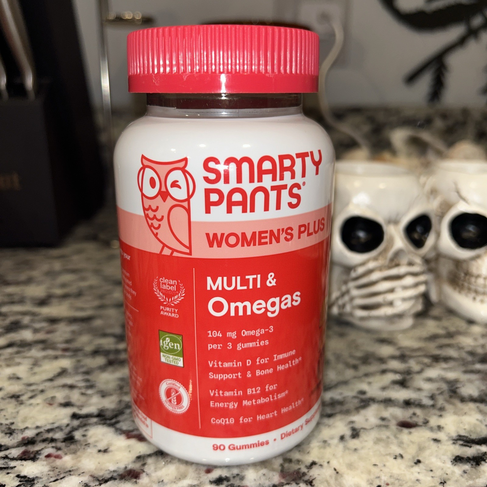 Women’s Plus, Multi & Omegas Gummies, Strawberry, Orange, and Lemon Creme, 90
