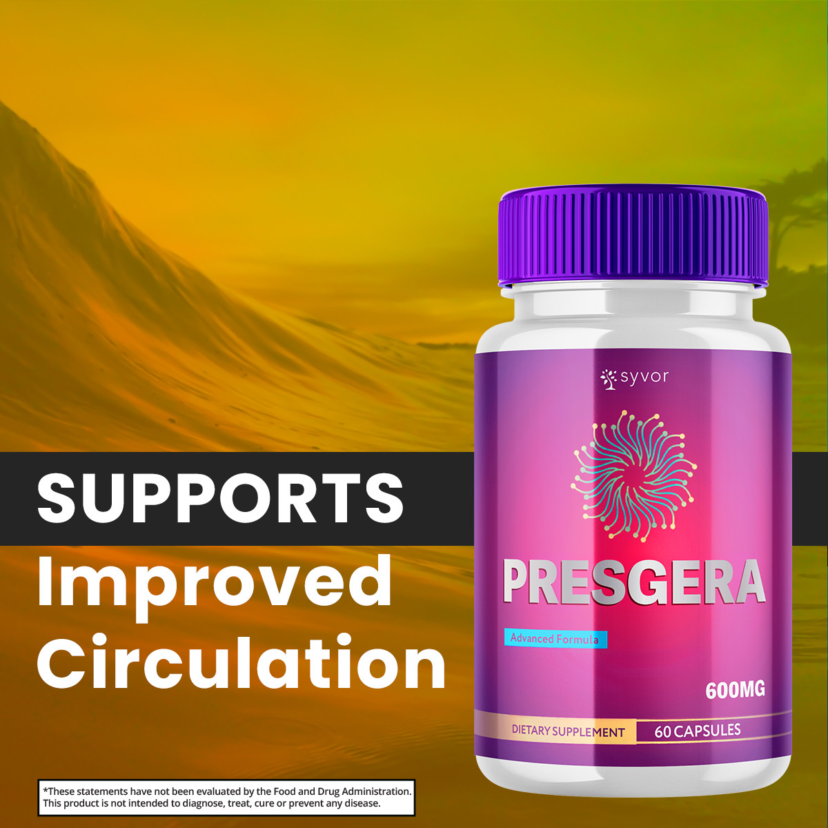 Presgera Advanced Nerve Support Formula Maximum Strength Vitamin 300 Capsules