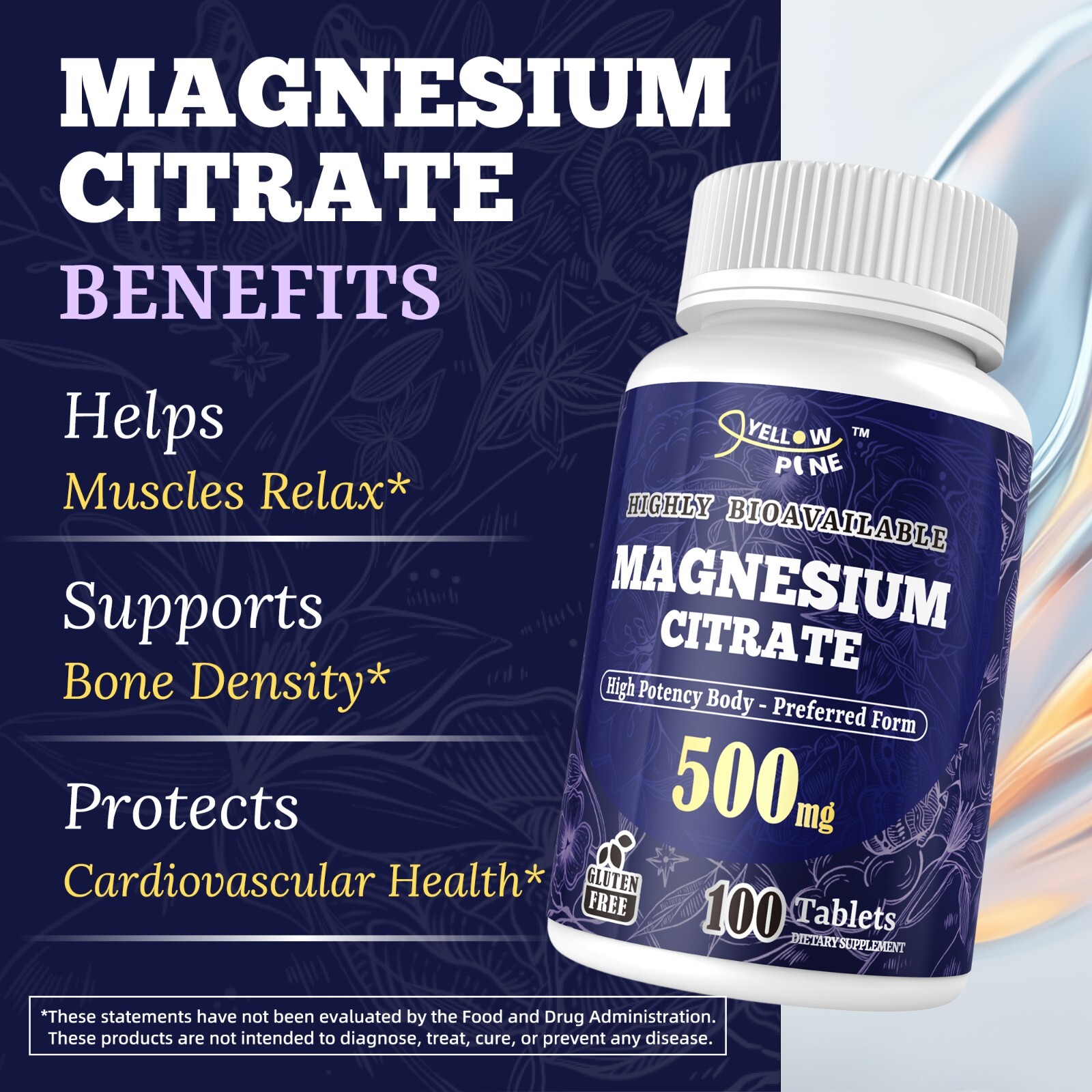 🔥🔥🔥 500mg Magnesium Citrate 🎅 2 Pack