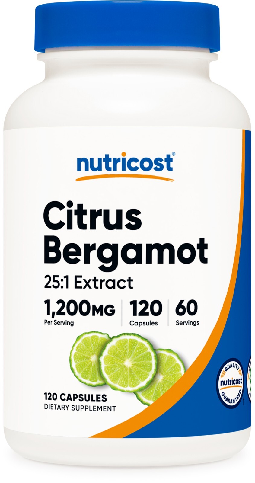 Nutricost Citrus Bergamot (120 Capsules, 60 Servings / 1,200 Mg Per Serving)