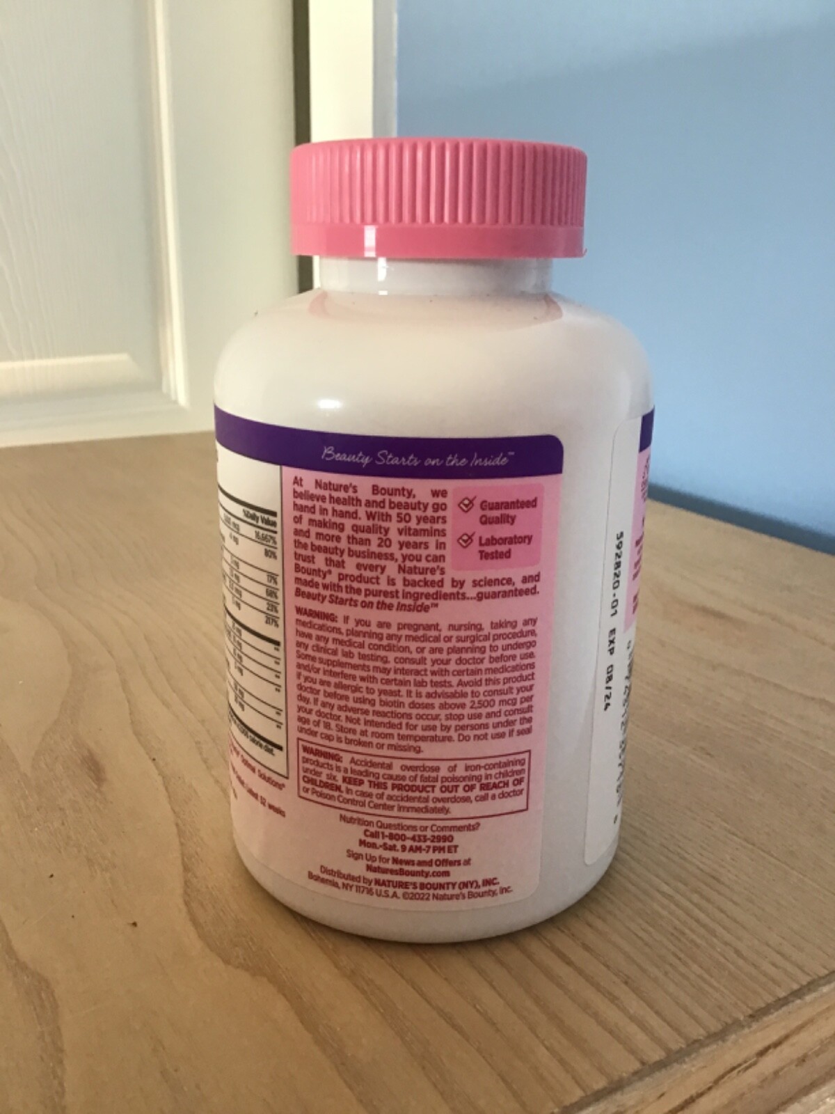 Nature’s Bounty Hair Skin Nail Biotin 250 Softgels 5000 MCG per Serving