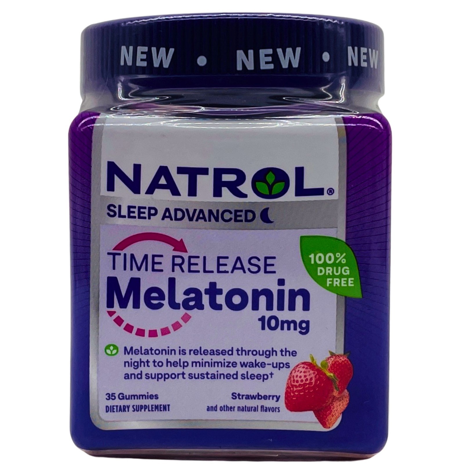 Natrol Time Release Melatonin 10mg Gummies | 35 Ct | EXP 03/2026 | New