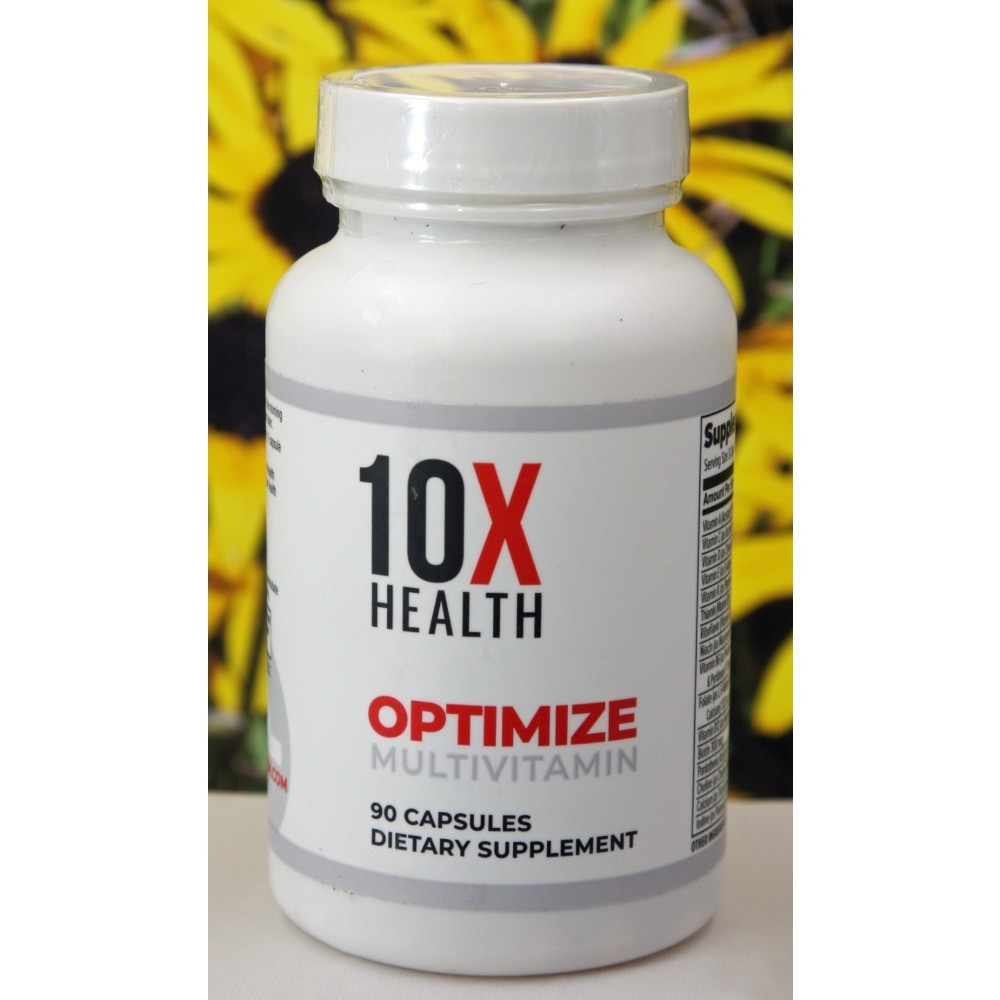 10X Health Optimize Methylated Multivitamin supplement – 90 Capsules
