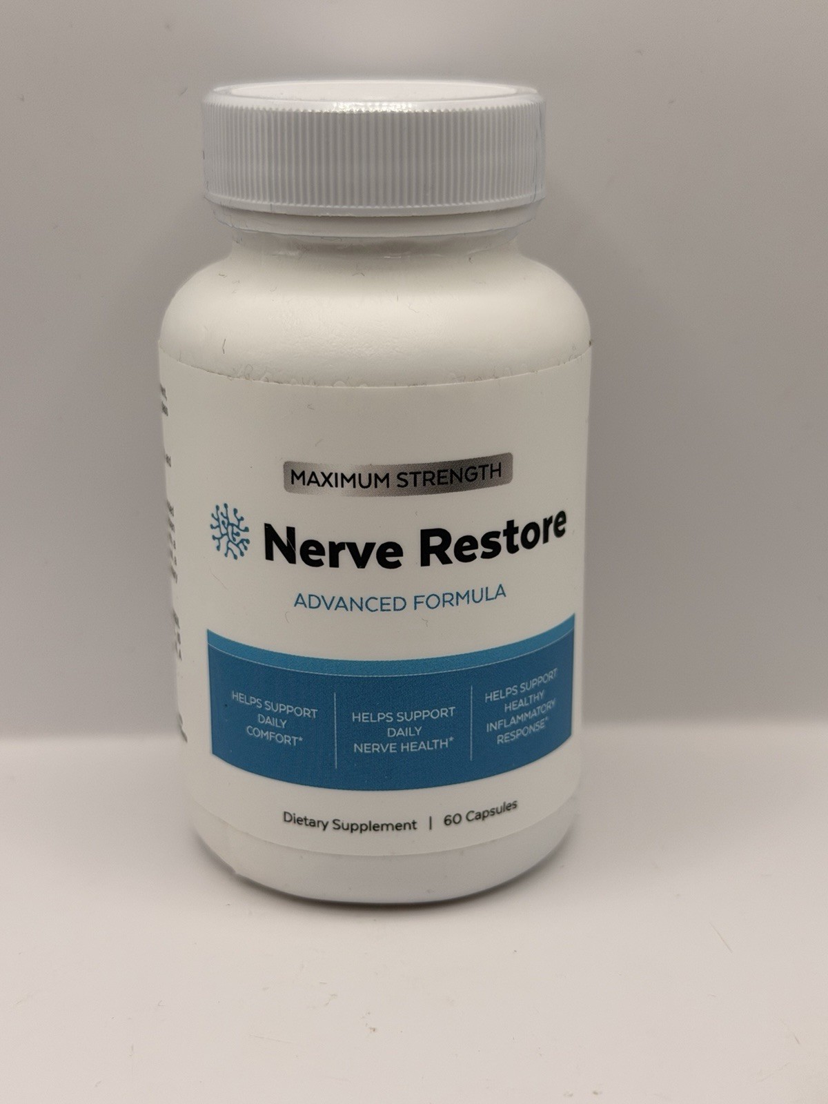 Nerve Restore Advanced Formula Supplement 60 Capsules Max Strength Exp 8/2027